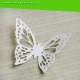 Motyl ażurowy - biały