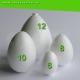 wymiary i proporcje oferowanych jajek styropianowych