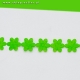 Aplikacja flizelinowa 1mb kwiatki zielone